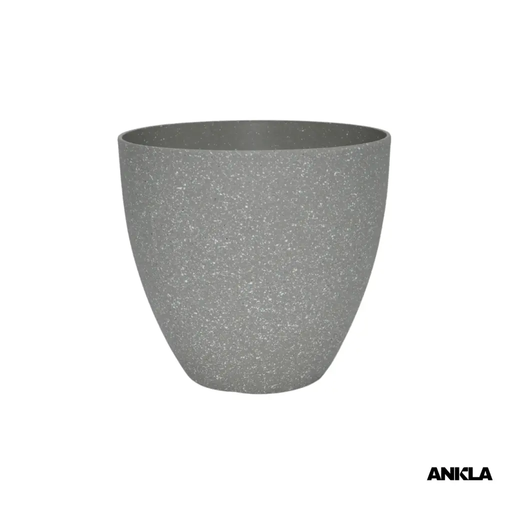 [MAT-R-32-GRIS] Matero Decorativo Redondo – Grande Bajo (32") (Gris)