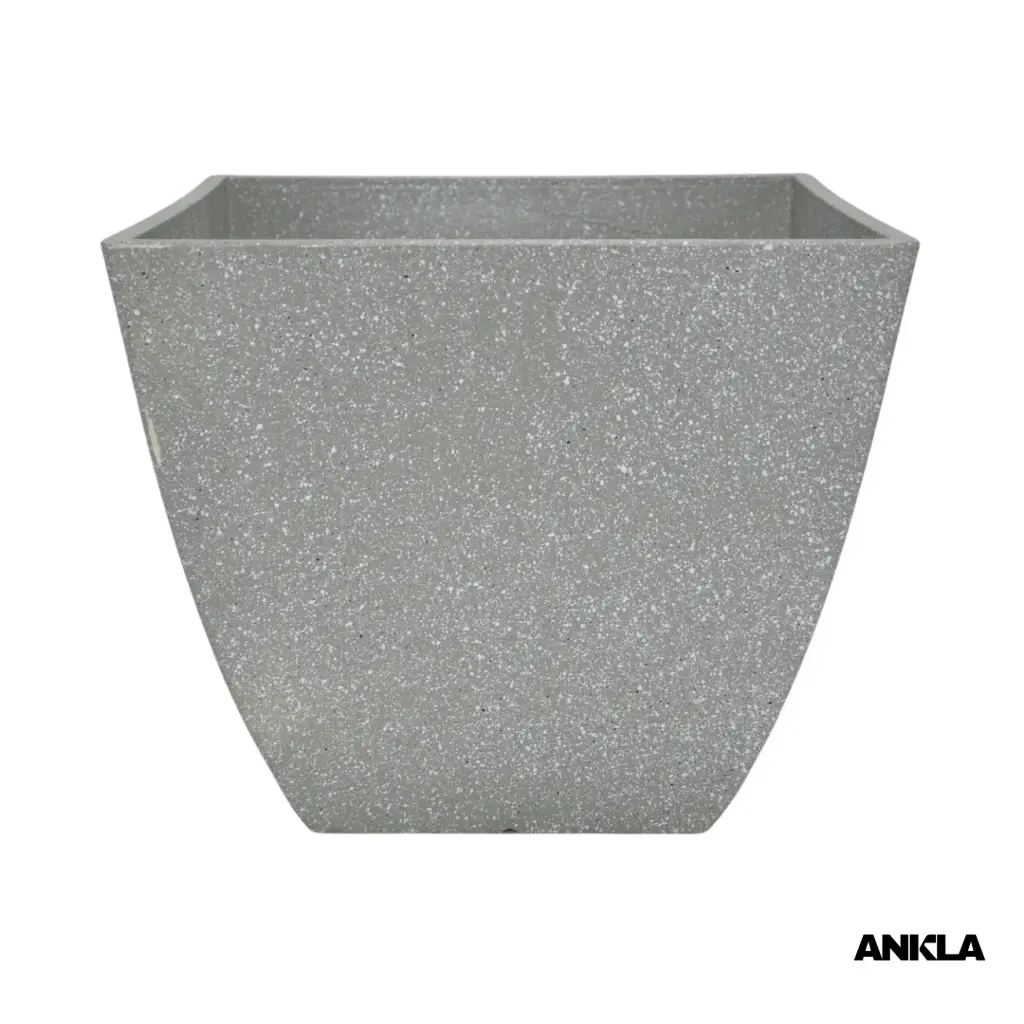 [MAT-C-16-GRIS] Matero Decorativo Cuadrado – Mediano Ancho (16") (Gris)