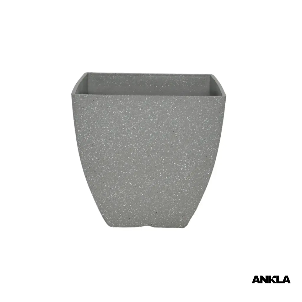 [MAT-C-11.22-GRIS] Matero Decorativo Cuadrado – Mediano (11.22") (Gris)